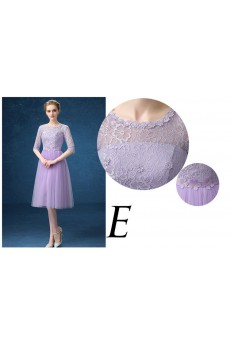 Tulle Tea-length A-line Dress