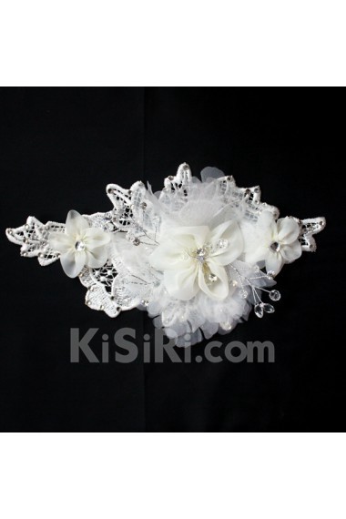 Fabric Wedding Headpieces with Rhinestone