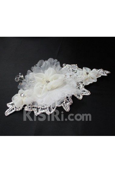 Fabric Wedding Headpieces with Rhinestone