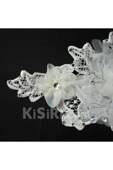 Fabric Wedding Headpieces with Rhinestone