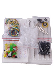 2 Tattoo Guns with Digital Power Supply and 8 x 15ml Colors Included