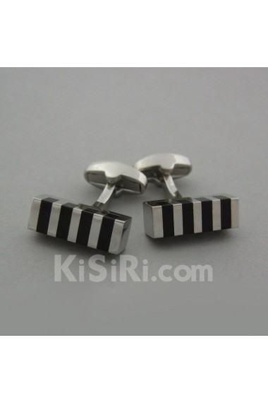 Men's Plum Opal Metal Cufflink