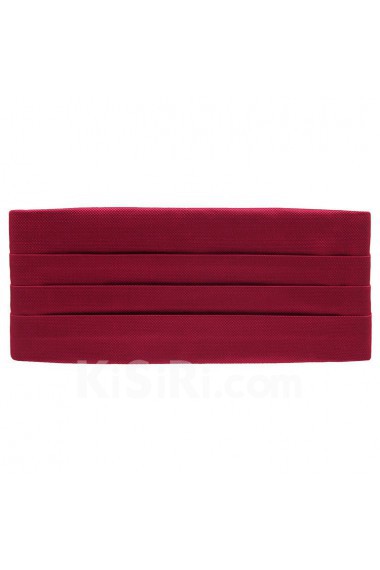 Men's Jujube Red Microfiber Waistband 
