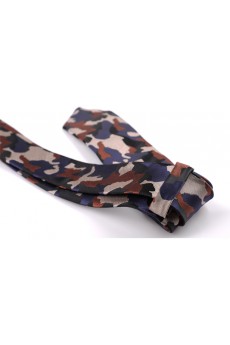 Red Floral Microfiber Novelty Tie