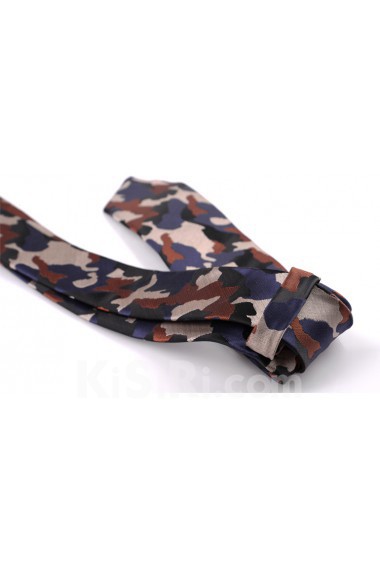 Red Floral Microfiber Novelty Tie