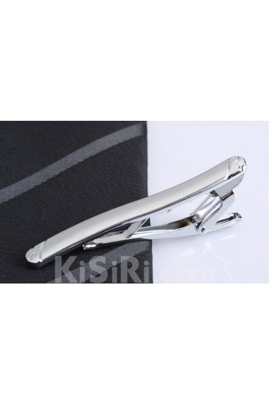 Silver Metal Tie Bar