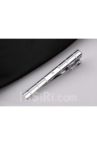 Silver Metal Tie Bar