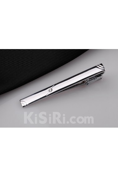 Silver Metal Tie Bar