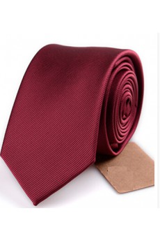 Red Solid Microfiber Skinny Ties