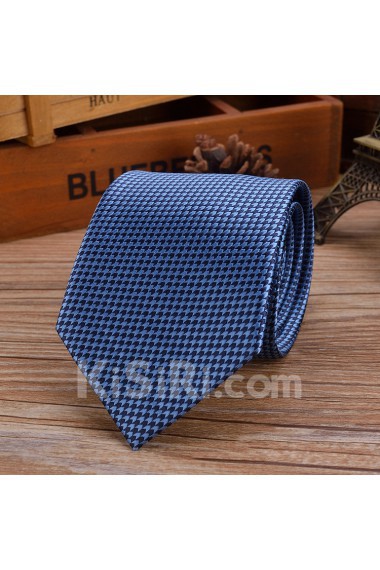 Blue Paisley Emulation Silk NeckTie