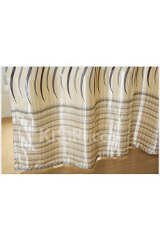 Striped Energy Saving Made to Measure Curtain (Two Panels)