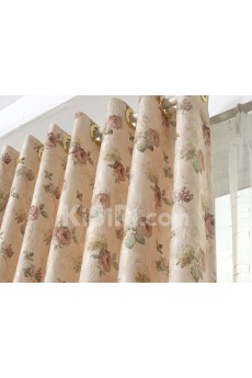 Floral Energy Saving Made to Measure Curtain (Two Panels)