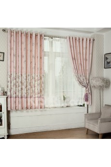 Floral Energy Saving Made to Measure Curtain (Two Panels)