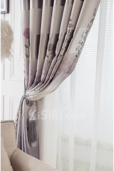 Striped Energy Saving Made to Measure Curtain (Two Panels)