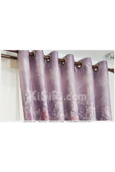 Floral Energy Saving Made to Measure Curtain (Two Panels)
