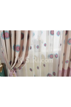Polka Dot Energy Saving Made to Measure Curtain (Two Panels)