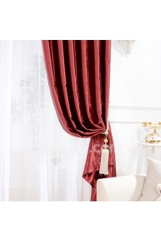 Solid Energy Saving Made to Measure Curtain (Two Panels)