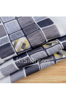 Plaid Energy Saving Made to Measure Curtain (Two Panels)