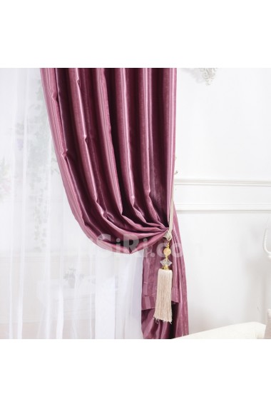 Solid Energy Saving Made to Measure Curtain (Two Panels)