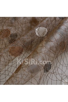Polka Dot Made to Measure Sheer Curtain (Two Panels)