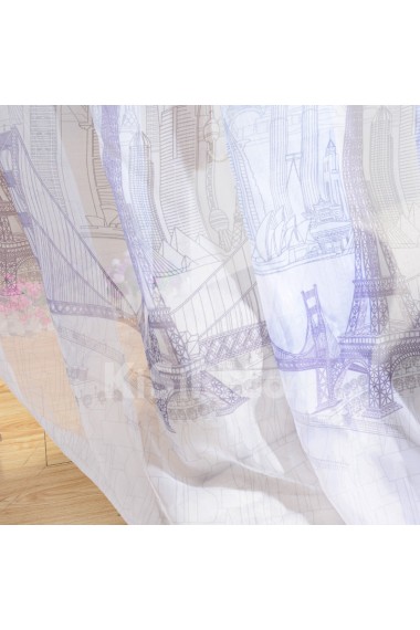 Solid Made to Measure Sheer Curtain (Two Panels)