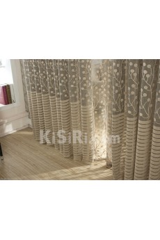 Striped Made to Measure Sheer Curtain (Two Panels)