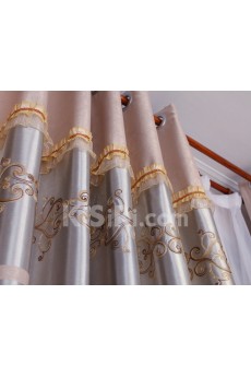 Floral Energy Saving Made to Measure Curtain (Two Panels)