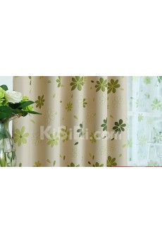 Floral Energy Saving Made to Measure Curtain (Two Panels)