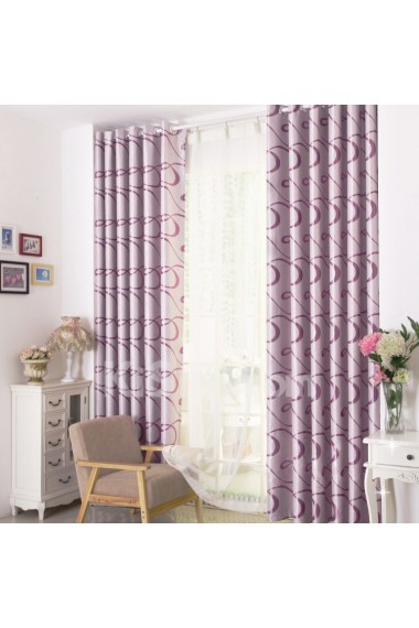 Floral Energy Saving Made to Measure Curtain (Two Panels)