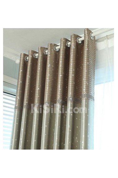 Striped Energy Saving Made to Measure Curtain (Two Panels)