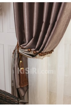 Solid Energy Saving Made to Measure Curtain (Two Panels)