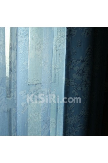 Floral Energy Saving Made to Measure Curtain (Two Panels)