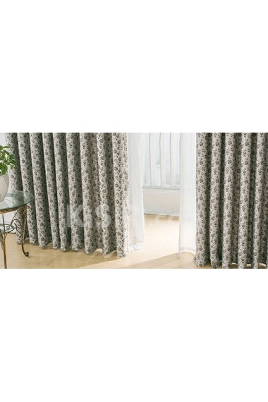 Floral Energy Saving Made to Measure Curtain (Two Panels)