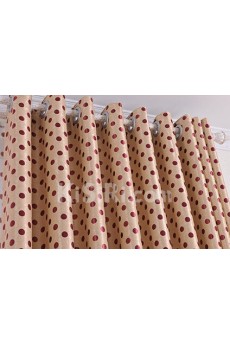 Polka Dot Energy Saving Made to Measure Curtain (Two Panels)