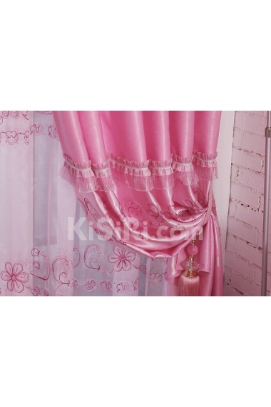 Floral Energy Saving Made to Measure Curtain (Two Panels)