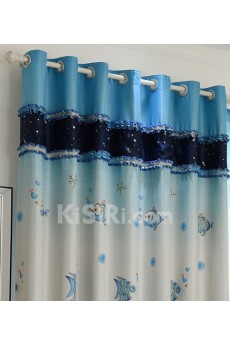 Floral Energy Saving Made to Measure Curtain (Two Panels)