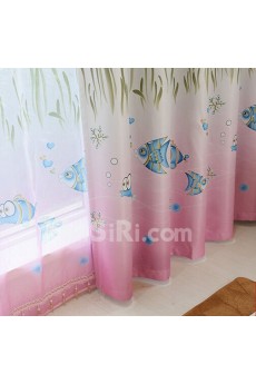 Floral Energy Saving Made to Measure Curtain (Two Panels)