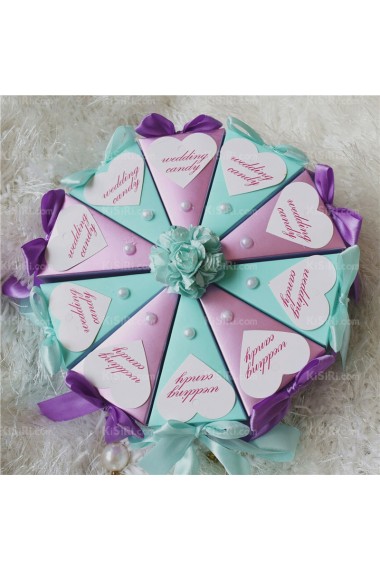 Elegant Wedding Favor Boxes Online (10 Pieces/Set)