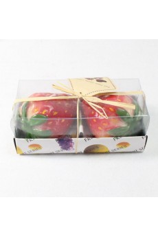 Fruit Candle Christmas Eve and Christmas