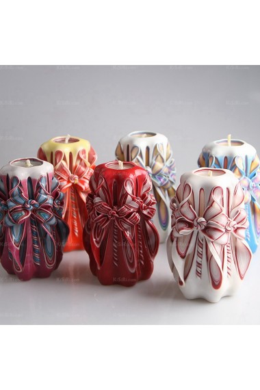 Butterflies Royal Carved LED Candle for Sale