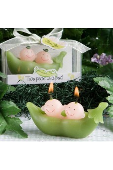 The Best Green Color Peas Candle